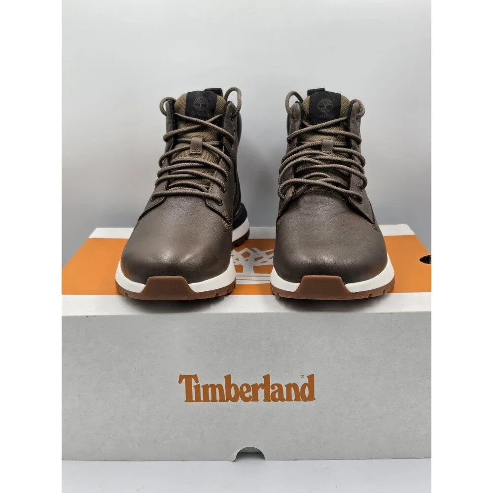 Timberland Killington Trekker Mid Brown Boots Sneaker Leather Men's Size 8.5